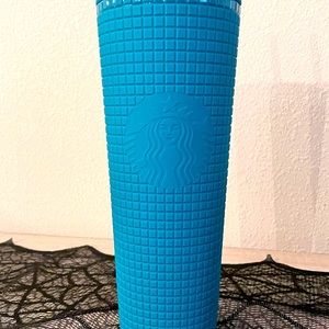 NWT Teal Grid Starbucks Mexico Tumbler
